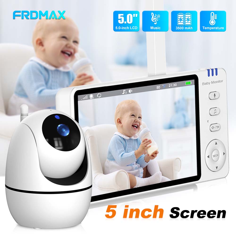 Audio Music Video - 5 Inch Video Baby Monitor Indoor
