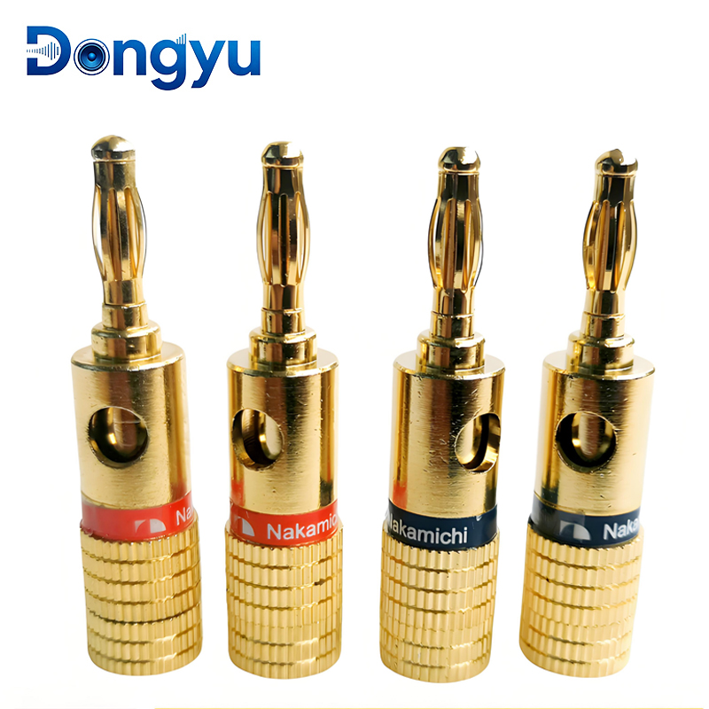 Audio Music Videos - 4MM Nakamichi Banana Connector Plugs Jack
