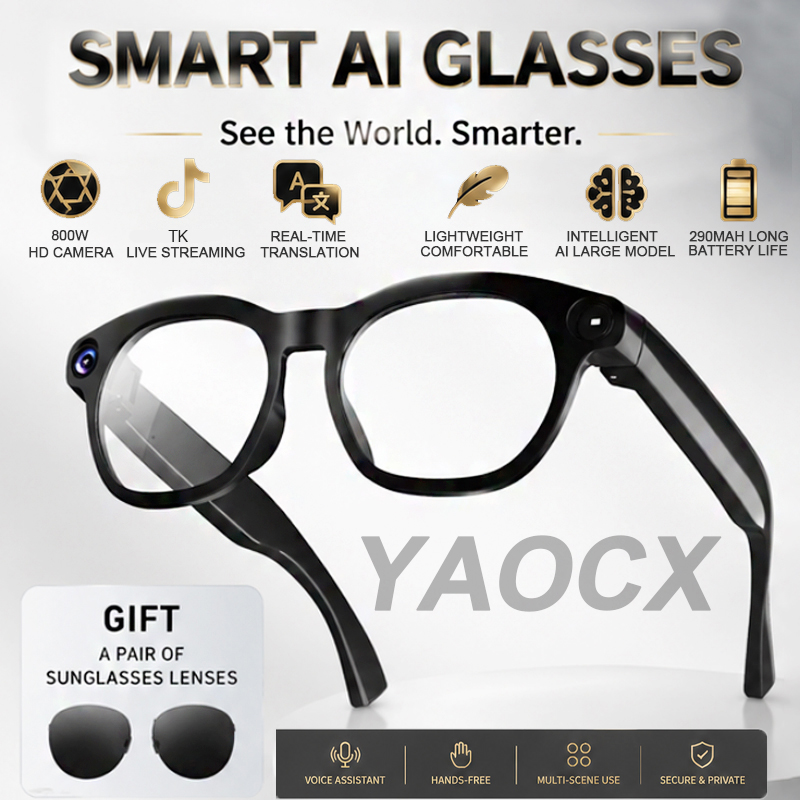 Audio Music Online - 2026 Smart Glasses 800W Camera Audio&Video