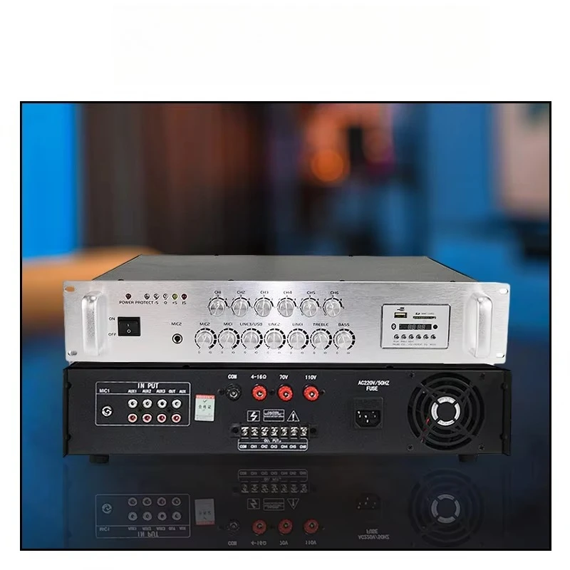 Audio Music Hall - 800W Professional Power Amplifier Power Mixer