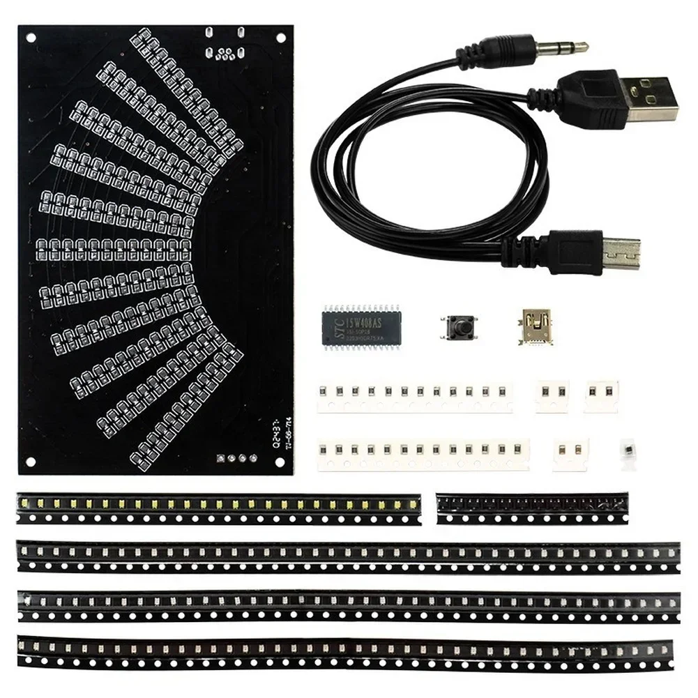 Audio Music Visualizer Free - DIY LED Music Spectrum Display Kit
