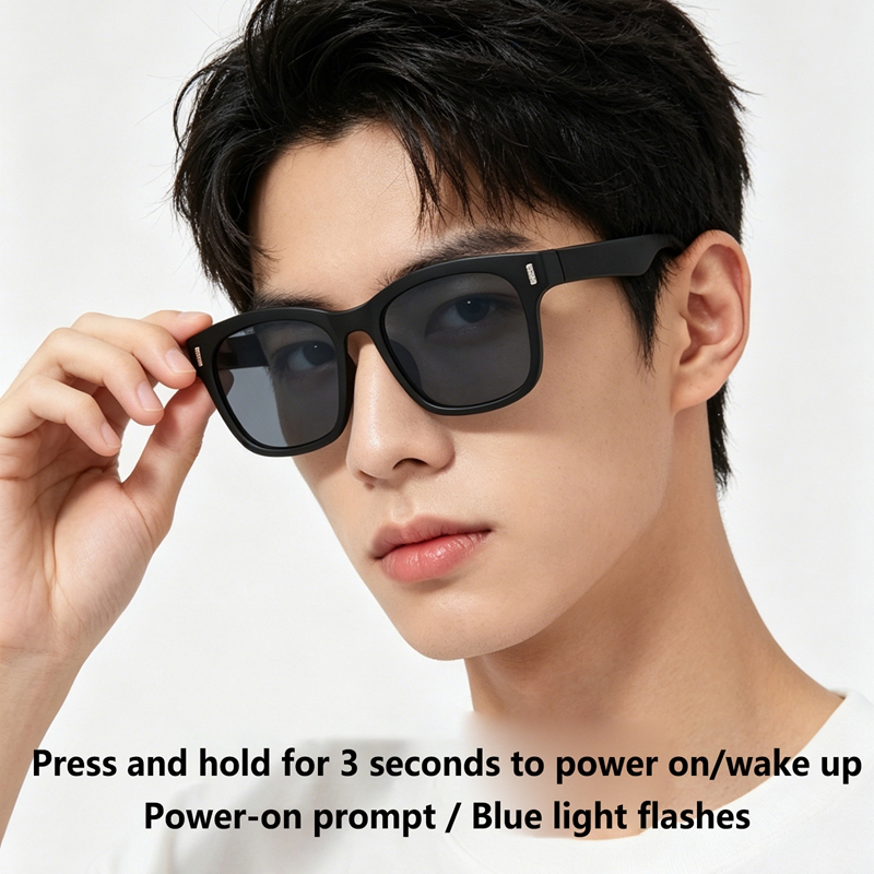 Audio Music Voice - AI Intelligent Sunglasses Bluetooth Glasses UV