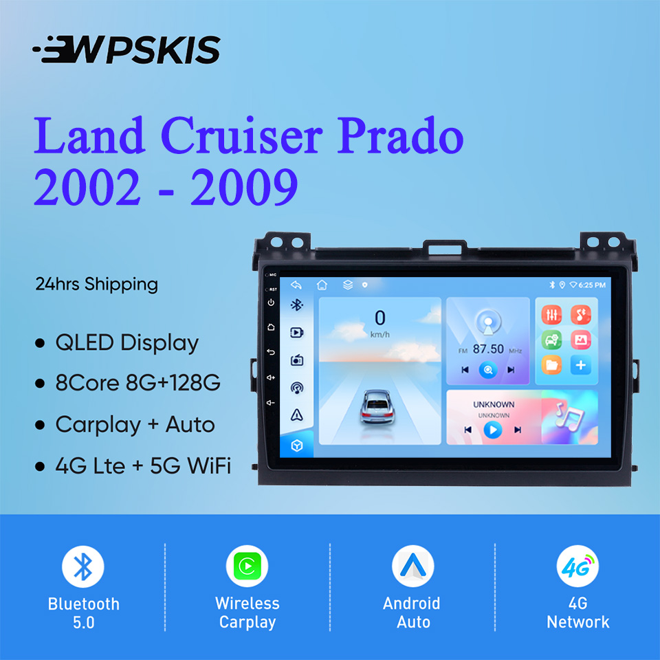 Audio Music Network - 8Core Android 14 8G+128G For Toyota