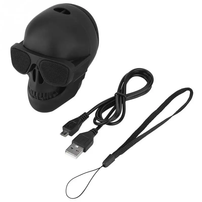 Audio Music Enhancer Free - Wireless Bluetooth Skull Speaker Portablem Mini