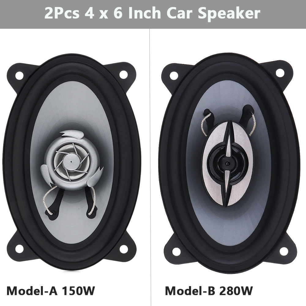 Audio X Music - 2pcs 4 X 6 Inch 150W
