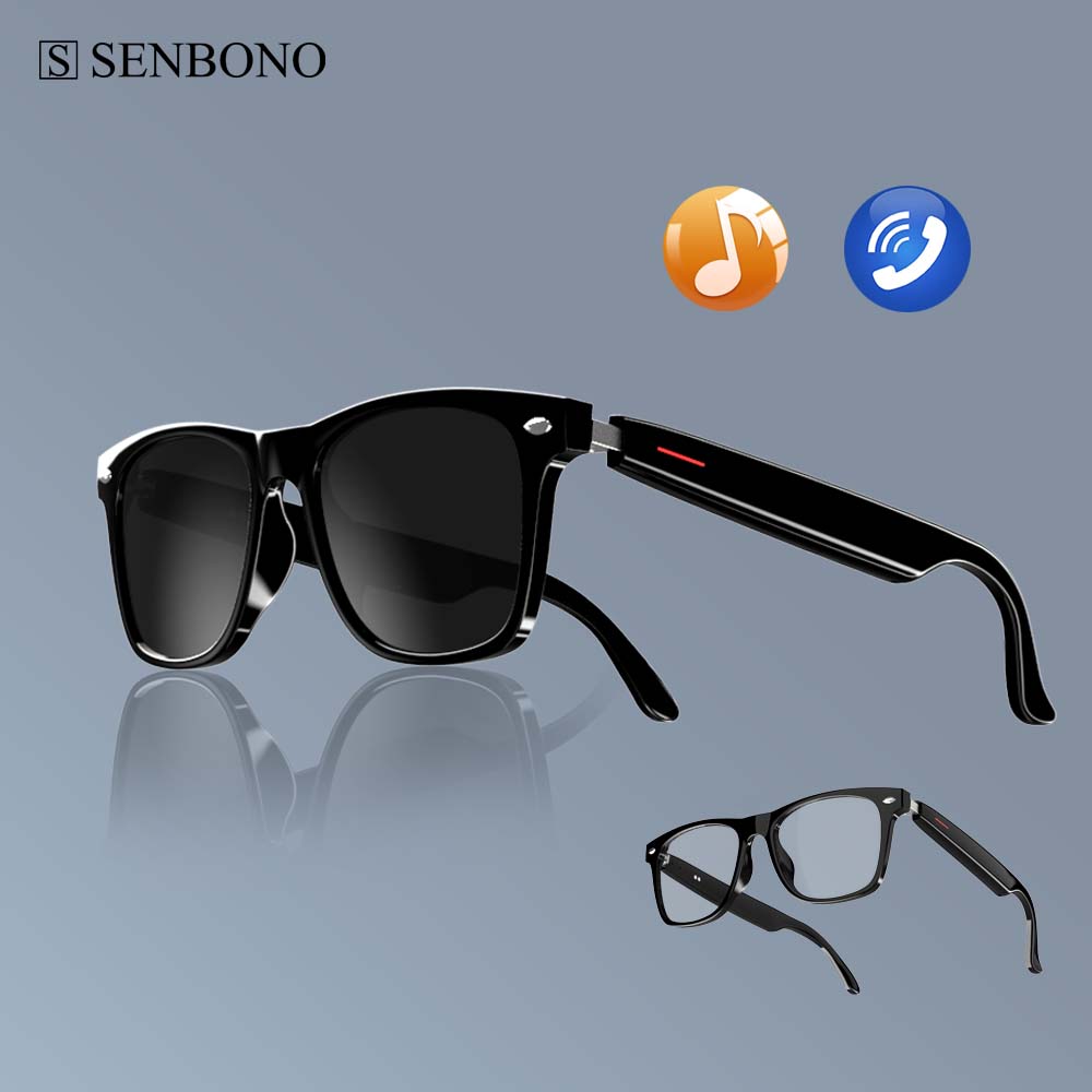 Audio Music Voice - SENBONO E13 Smart Glasses:Blue Light Filtering