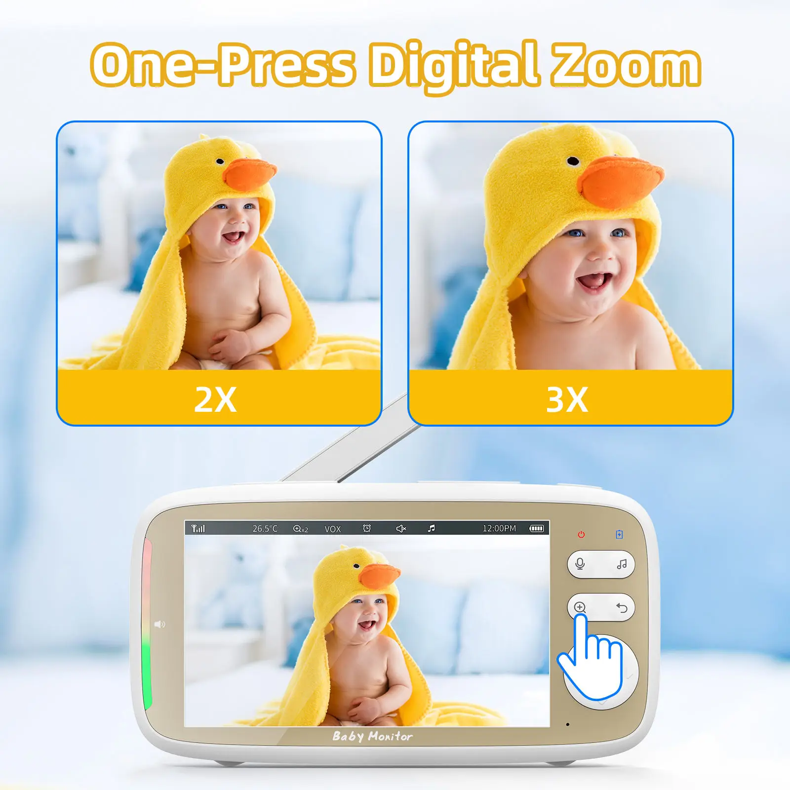 VB803 PRO Baby Monitor with 2p - Audio Music Videos ulasan dan harga