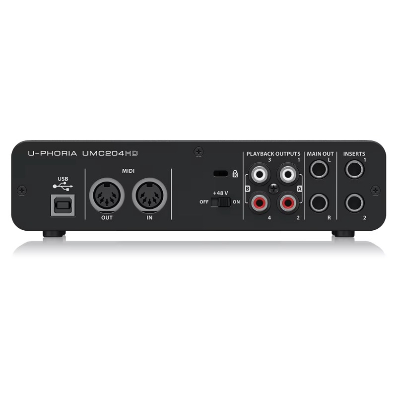 Behringer UMC204HD 2-in/4-out  - Audio Interface Usb ulasan dan harga