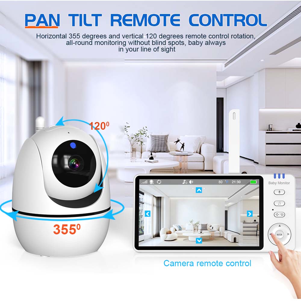 5 Inch Video Baby Monitor Indo - Audio Music Video ulasan dan harga