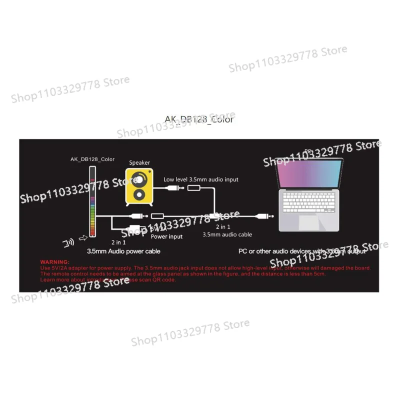 128-Bit RGB Car Atmosphere Mus - Audio Music Visualizer Free ulasan dan harga