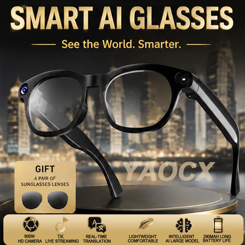 NEW CY03 Smart Glasses 800W HD - Audio Music Online ulasan dan harga