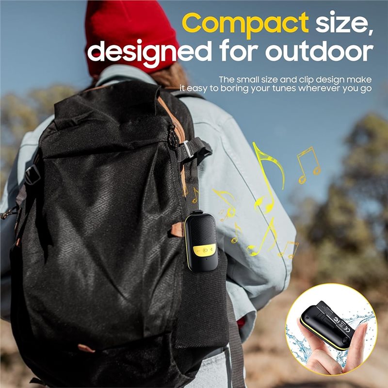B68C Clip-On Portable Bluetoot - Audio Music Online ulasan dan harga