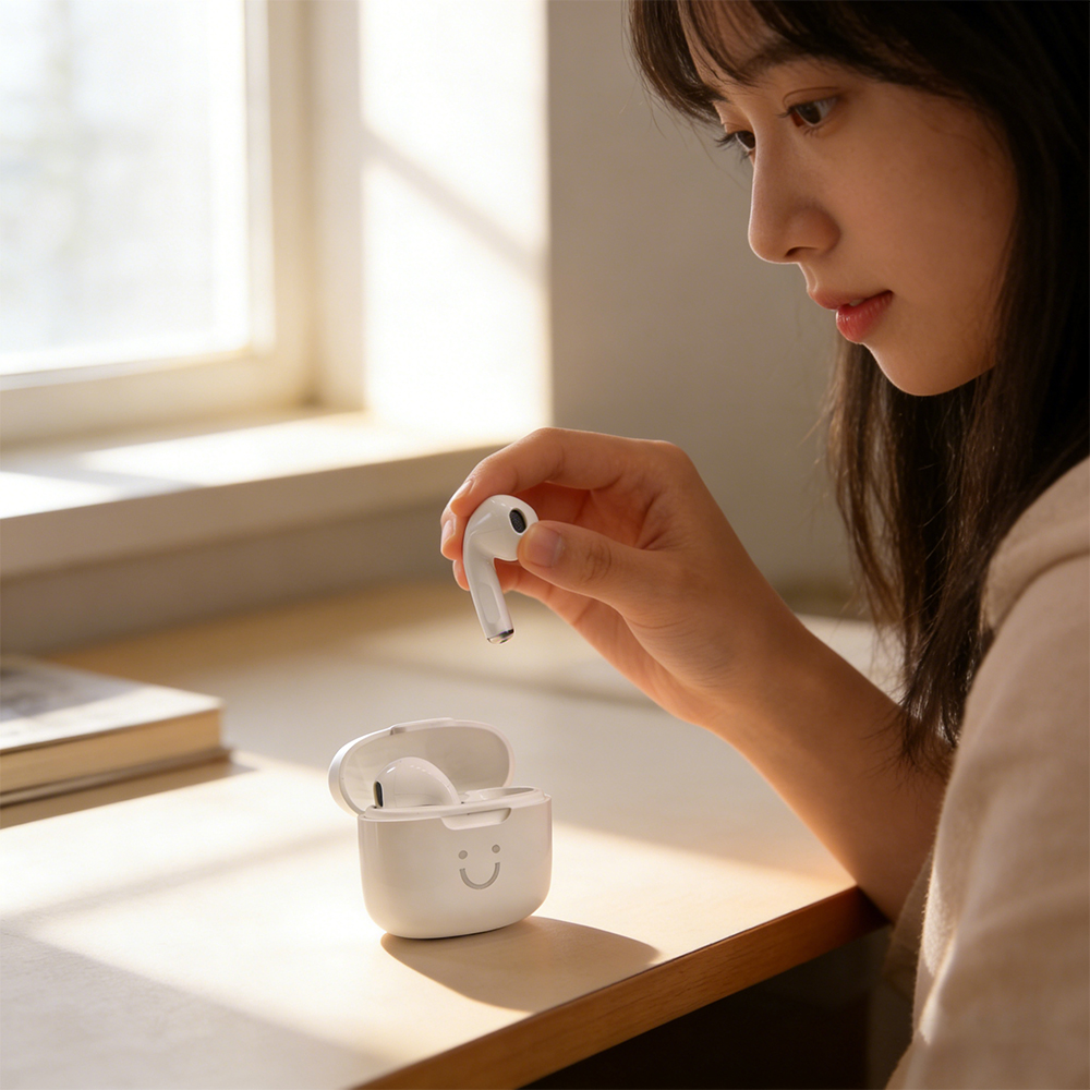 A2 Smiley Face Bluetooth Headp - Audio Music Enhancer Free ulasan dan harga