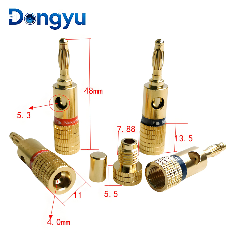 4MM Nakamichi Banana Connector - Audio Music Videos ulasan dan harga