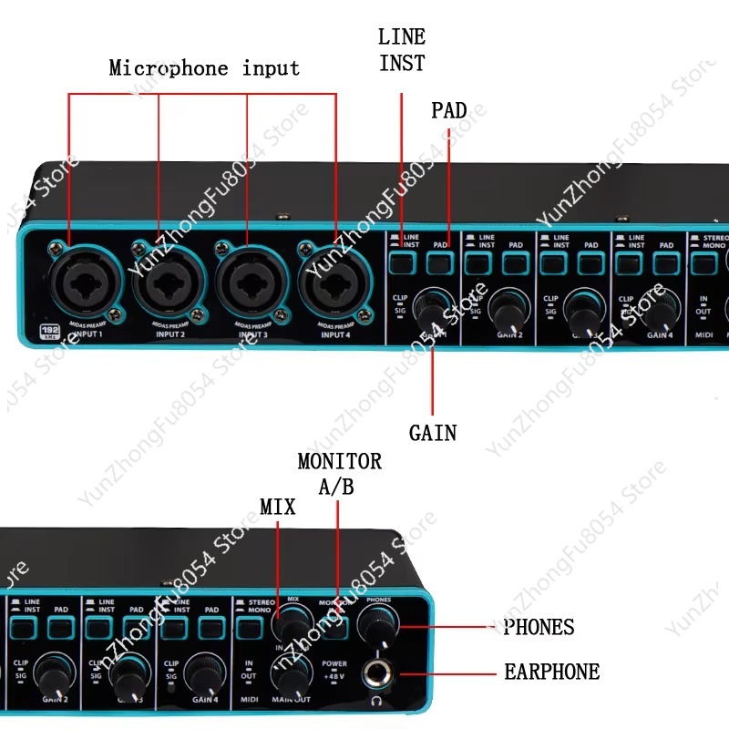 Professional 3rd Generation 4x - Audio Interface Usb ulasan dan harga