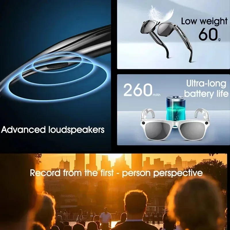Lenovo 8K Vision AI Eyeglasses - Audio Music Videos ulasan dan harga