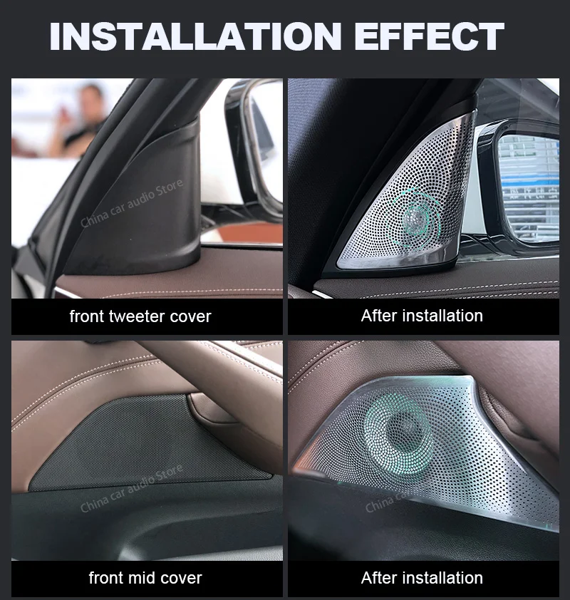 LED Car Speaker Tweeter Cover  - Audio Music Cover ulasan dan harga