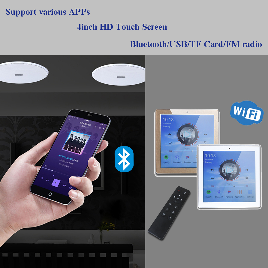 Android WiFi Bluetooth In Wall - Audio Music Online ulasan dan harga