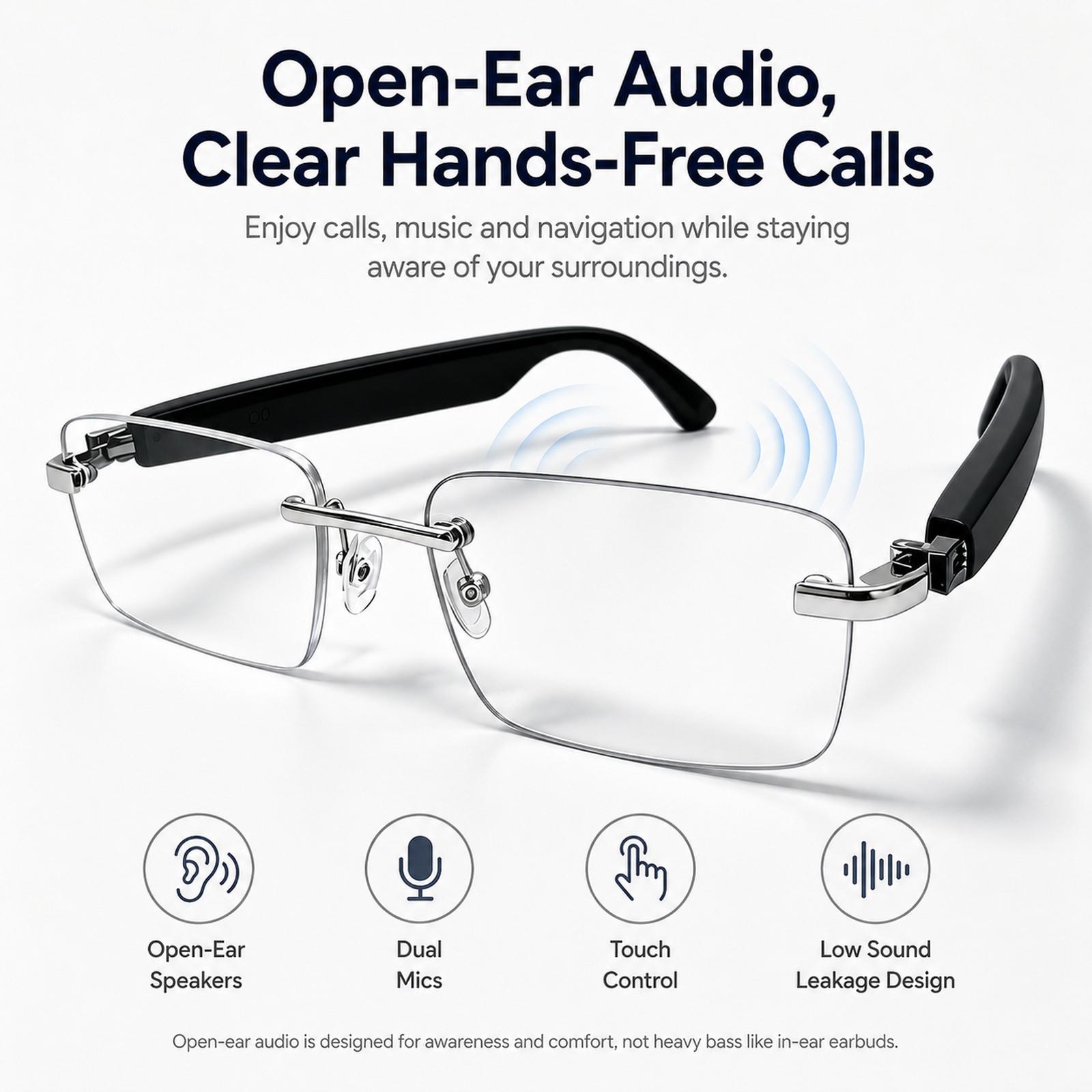 Bluetooth Smart Sunglasses, Ph - Audio Music Voice ulasan dan harga