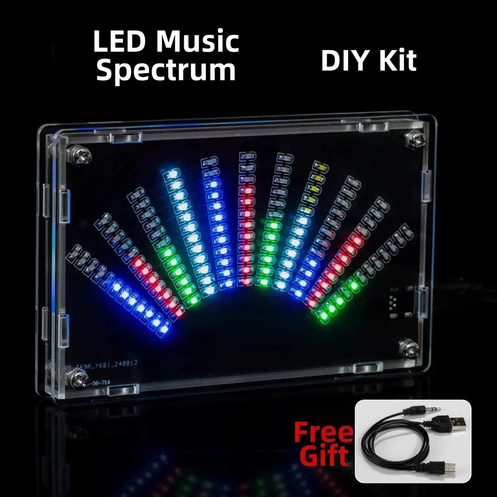 DIY LED Music Spectrum Display - Audio Music Visualizer Free ulasan dan harga