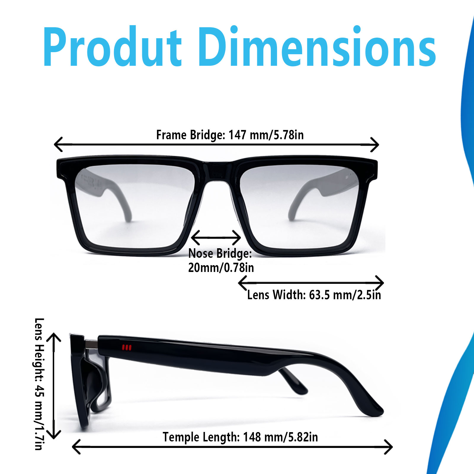 Smart Audio Glasses with Real- - Audio Music Voice ulasan dan harga