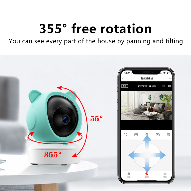 Danmini 1080P Baby Monitor Mob - Audio Music Network ulasan dan harga