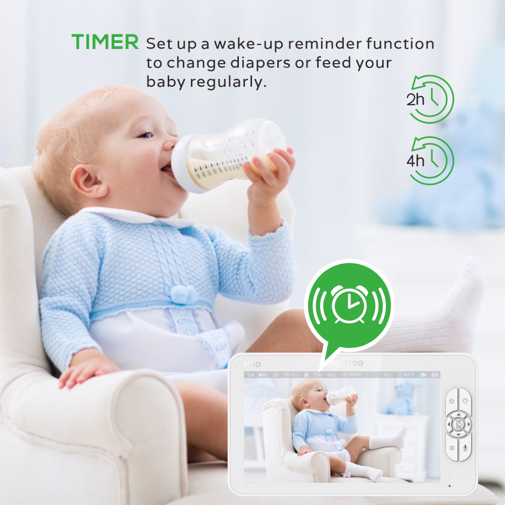 7.0 Inch HD Video Baby Monitor - Audio X Music ulasan dan harga
