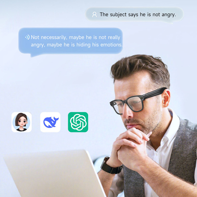 AI Smart Glasses 8 Million Cam - Audio Music Videos ulasan dan harga