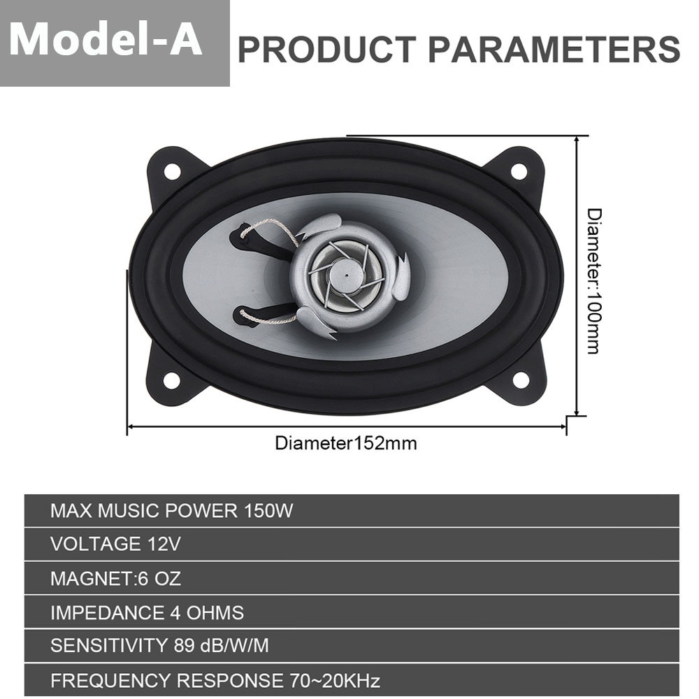 2pcs 4 X 6 Inch 150W / 280W Ca - Audio X Music ulasan dan harga
