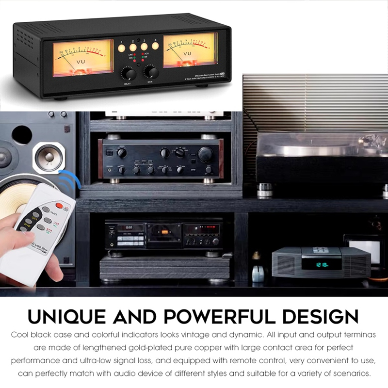 MIC+LINE Analog Dual VU Meter  - Audio Music Visualizer Free ulasan dan harga